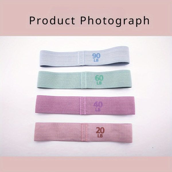 4pcs Yoga Resistance Tension Rope, Non-slip Elastic Bands, Suitable For Fitness, Body Stretching, Yoga Shaping, Strength Training