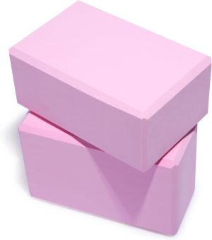 Yoga Blocks, 9″x6″x4” Premium EVA Foam Blocks.