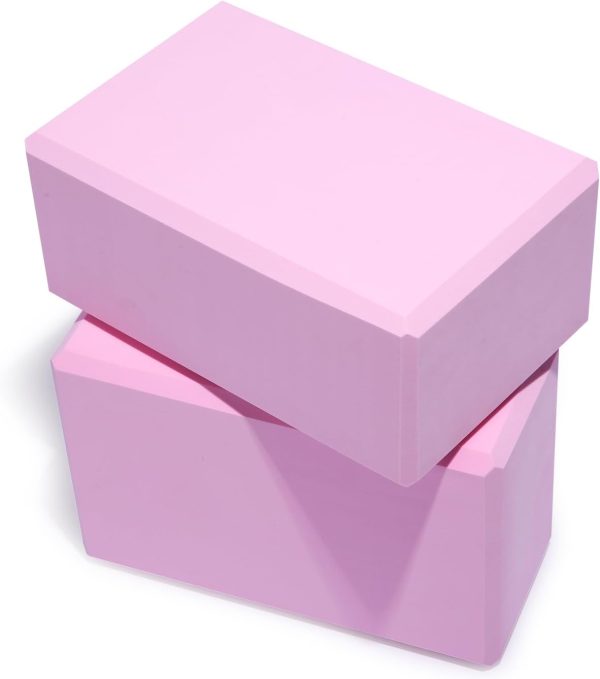 Yoga Blocks, 9″x6″x4” Premium EVA Foam Blocks.