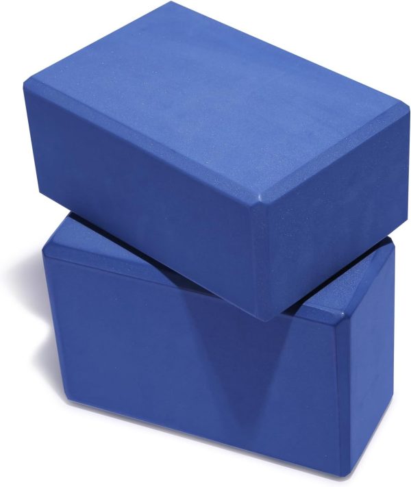Yoga Blocks, 9″x6″x4” Premium EVA Foam Blocks.