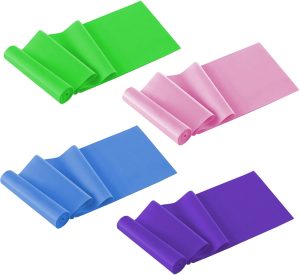 Yoga Pilate Stretch Resistance Band Exercise Fitness Training Band Elastics Fitness Assist Band 4 Wide