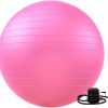 Exercise Ball | Yoga Ball for Workout, Physical Therapy, Pregnancy, Physical Fitness | Fitness Ball Chair for Office, Home Gym with Foot Pump