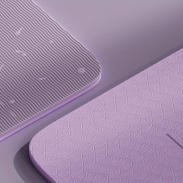 Ultra-Quiet Foldable Yoga Mat – Non-Slip, Shock-Absorbing Tpe For Home Workouts & Training