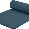 Yoga Mat 1/2″ Thick w/Nylon Strap for Men & Women – Non Slip Exercise Mat for Yoga, Pilates, Stretching, Floor & Fitness Workouts