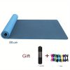 1pc Yoga Mats, Non-slip Fitness Sport Mat, Workout Equipment For Exercise, Skipping, Yoga, Pilates