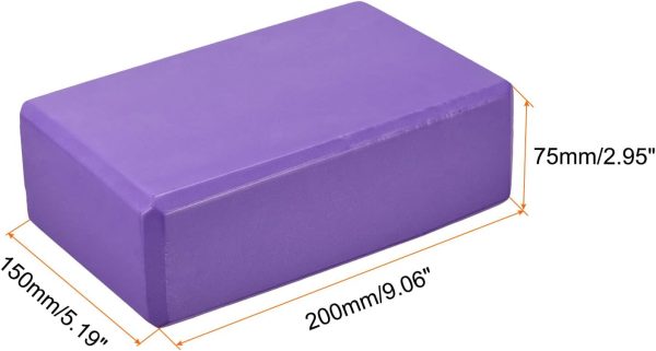 Yoga Block-Light Weight High-Density EVA Foam Brick for Beginners, Yogis, Pilates, Meditation