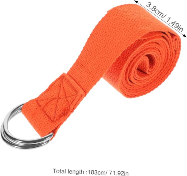 2pcs Yoga Strap Yoga Food Gym Supply Household Exercise Band Yoga Training Band Yoga Inelastic Band
