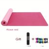 1pc Yoga Mats, Non-slip Fitness Sport Mat, Workout Equipment For Exercise, Skipping, Yoga, Pilates