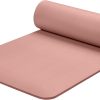 Yoga Mat 1/2″ Thick w/Nylon Strap for Men & Women – Non Slip Exercise Mat for Yoga, Pilates, Stretching, Floor & Fitness Workouts
