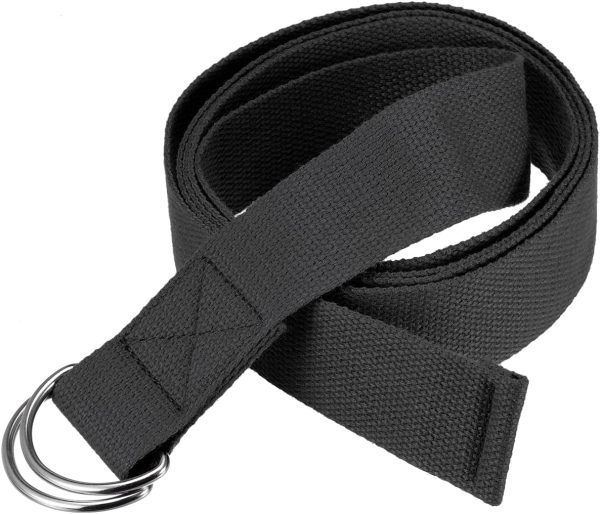 Yoga Strap Long Stretch Band with Durable D-Ring for Yoga Pilates Stretch Workout