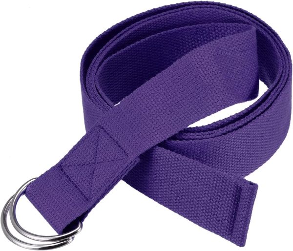 Yoga Strap Long Stretch Band with Durable D-Ring for Yoga Pilates Stretch Workout
