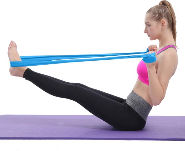 Resistance Bands Elastic Exercise Bands Set for Recovery, Physical Therapy, Yoga, Pilates, Rehab,Fitness,Strength Training