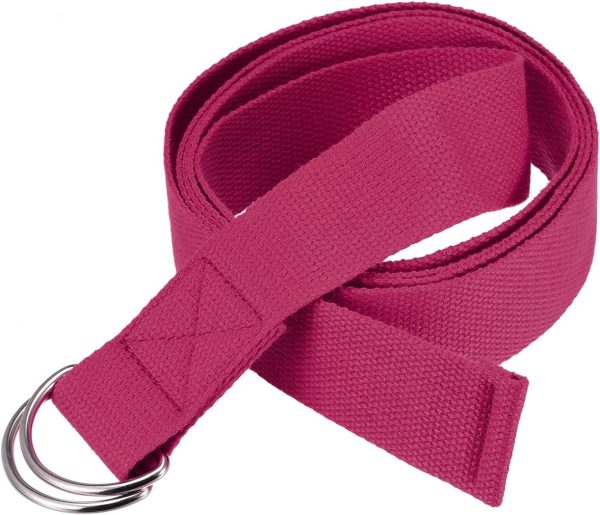 Yoga Strap Long Stretch Band with Durable D-Ring for Yoga Pilates Stretch Workout