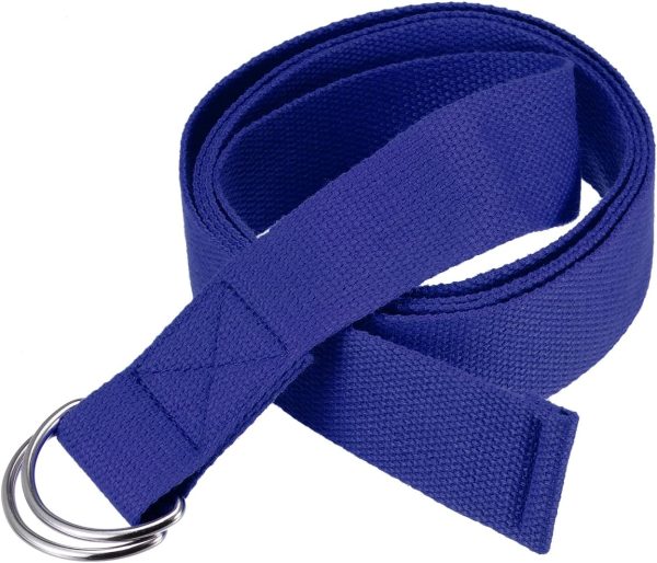 Yoga Strap Long Stretch Band with Durable D-Ring for Yoga Pilates Stretch Workout