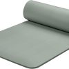 Yoga Mat 1/2″ Thick w/Nylon Strap for Men & Women – Non Slip Exercise Mat for Yoga, Pilates, Stretching, Floor & Fitness Workouts