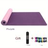 1pc Yoga Mats, Non-slip Fitness Sport Mat, Workout Equipment For Exercise, Skipping, Yoga, Pilates