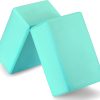 2 High Density Yoga Blocks, 9″x6″x4″ Each, Pair, Multiple Colors