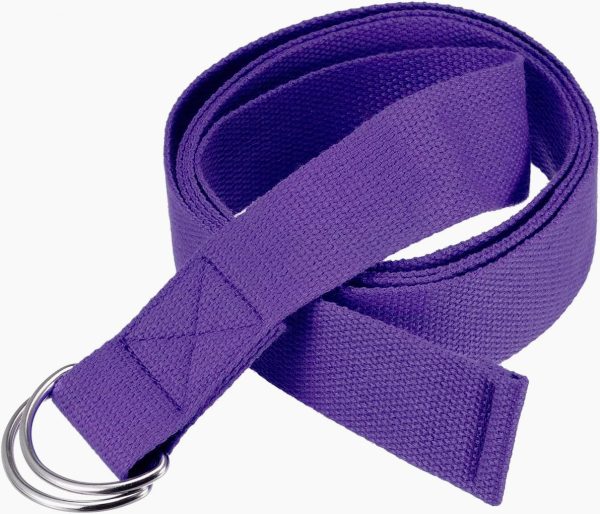 Yoga Strap Long Stretch Band with Durable D-Ring for Yoga Pilates Stretch Workout