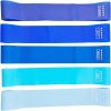 5pcs TPE Yoga Resistance Bands For Legs, Thighs And Butt Training, Elastic Rubber Pilates Stretch Bands For Women, For Home Gym Fitness Workout