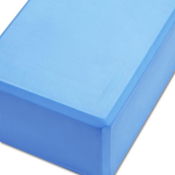 2 High Density Yoga Blocks, 9″x6″x4″ Each, Pair, Multiple Colors