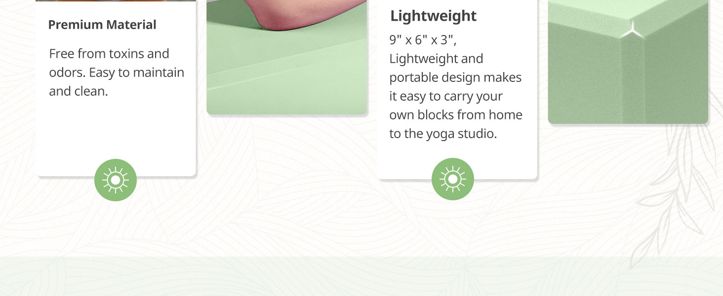 yoga blocks