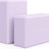 Yoga Block, Soft Non-Slip Surface Premium Foam Blocks, Supportive, Lightweight, Odor Resistant, Yoga Accessories for Pilates Meditation General Fitness Stretching Toning