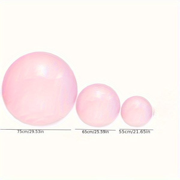 1pc PVC Exercise Yoga Ball – Thickened Anti-Burst Fitness Ball.