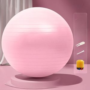1pc PVC Exercise Yoga Ball – Thickened Anti-Burst Fitness Ball.